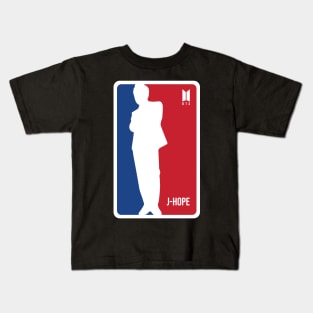 j hope silhouette Kids T-Shirt